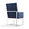 Manhattan Comfort Element 6-Piece Dining Chairs in Blue, PK6 4-DC2930-BL - alternate 8